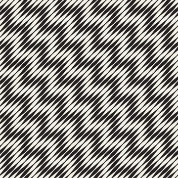 Seamless ripple pattern. Repeating vector texture. Wavy graphic background Illustrazione stock