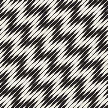 Seamless ripple pattern. Repeating vector texture. Wavy graphic background Stock Illustration