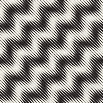 Seamless ripple pattern. Repeating vector texture. Wavy graphic background 스톡 일러스트