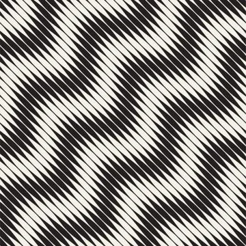 Seamless ripple pattern. Repeating vector texture. Wavy graphic background Illustrazione stock