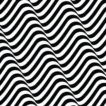 Seamless ripple pattern. Seamless pattern with waves. Copyright: xZoonar.c... Stock Photos