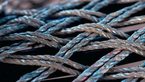 Seamless Rope Texture Pattern,khatiya rope texture and patterns,indian Chair tex Stock Footage 137398351