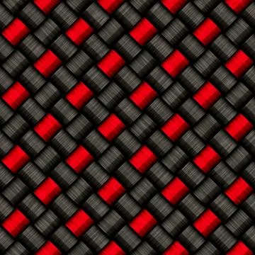 Seamless rope weave pattern Illustrazione stock