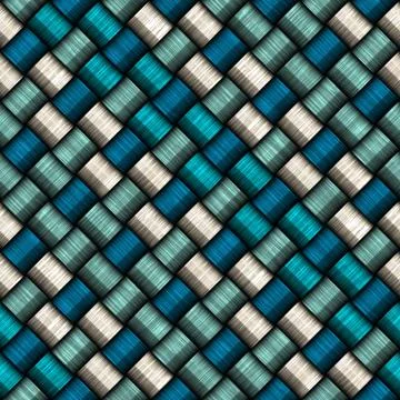 Seamless rope weave pattern 库存插图