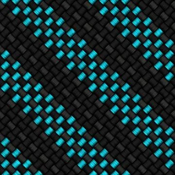 Seamless rope weave pattern Stock Illustration