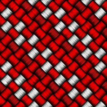 Seamless rope weave pattern Stock Illustration