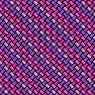 Seamless rope weave pattern 库存插图