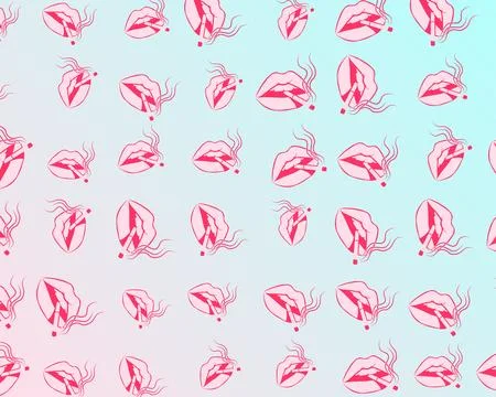 Seamless rose flower pink pattern background 스톡 일러스트