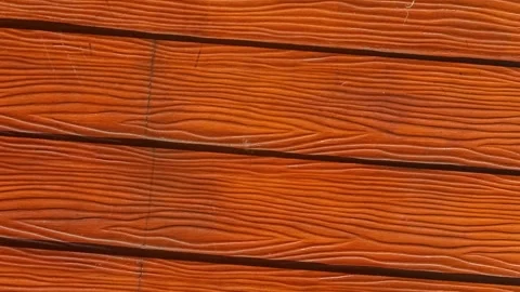 Seamless rotating loop of synthetic brown wood planks with deep grain textu.. Stock Footage 343513208