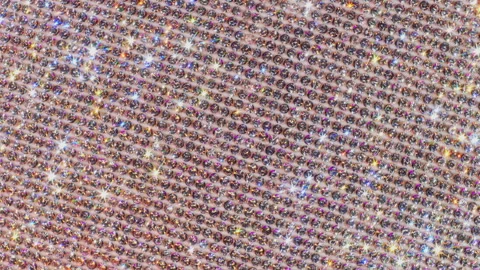 Seamless Rotating Sparkling Crystals. Video stock 330660267