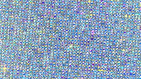 Seamless Rotating Sparkling Crystals. Video stock 331281741