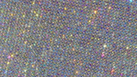 Seamless Rotating Sparkling Crystals. Stock Footage 331282065