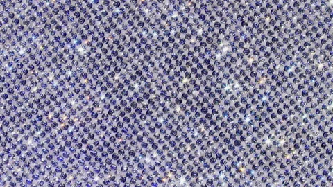 Seamless Rotating Sparkling Crystals. Stock Footage 331282859