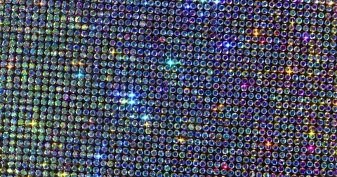 Seamless Rotating Sparkling Crystals. Stock Footage 331572639