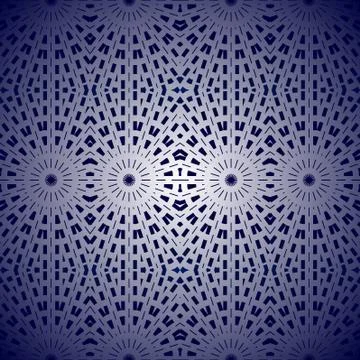 Seamless round pattern purple centered and blurred Stock Illustration