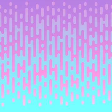 Seamless rounded lines halftone transition. Trendy abstract background. Stock Illustration