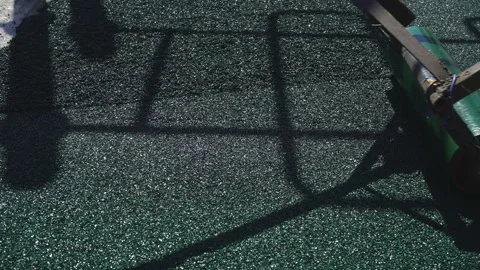 Seamless rubber coating for playgrounds Stock Footage 91729193