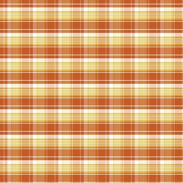Seamless Rust Orange and Gold Plaid Pattern Background for Textile 스톡 일러스트