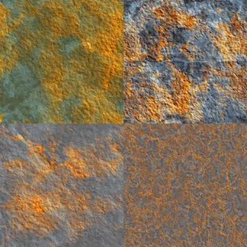 Seamless rust texture Stock Illustration