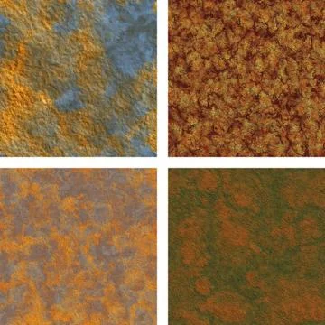 Seamless rust texture Stock Illustration