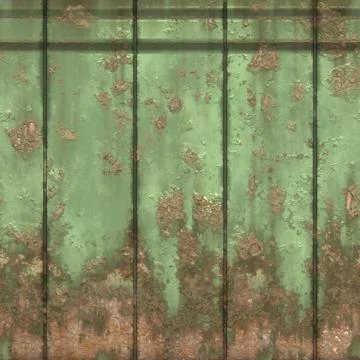 Seamless rusty bulkhead metal pattern Stock Illustration