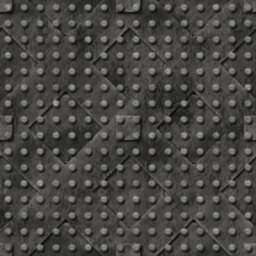 Seamless rusty bulkhead metal pattern Stock Illustration