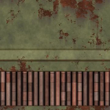 Seamless rusty bulkhead metal pattern Stock Illustration