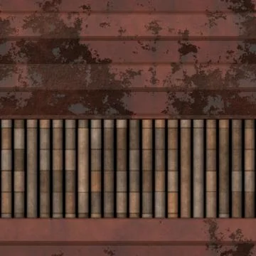 Seamless rusty bulkhead metal pattern 스톡 일러스트