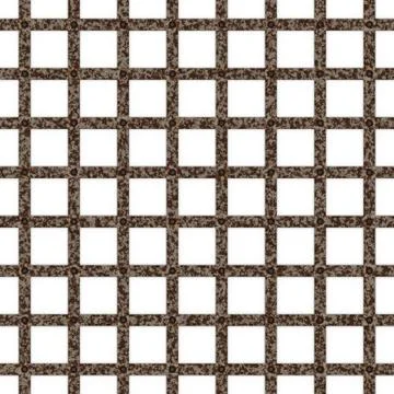 Seamless rusty metal grille Ilustración de archivo
