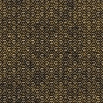 Seamless rusty metal grille pattern Ilustração Stock