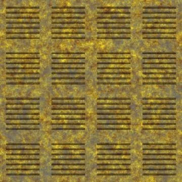 Seamless rusty metal grille pattern 스톡 일러스트