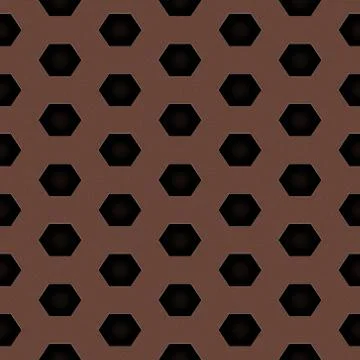 Seamless rusty metal grille pattern Stock Illustration
