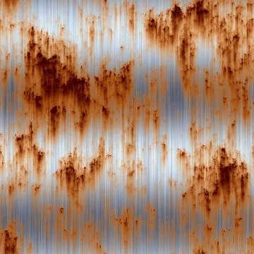 Seamless rusty metal pattern Stock Illustration