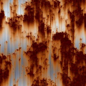 Seamless rusty metal pattern Stock Illustration