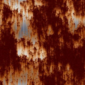 Seamless rusty metal pattern Stock Illustration