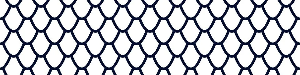 Seamless scale pattern with dragon, snake, and fish skin textures. Japanese and Stock Illustration