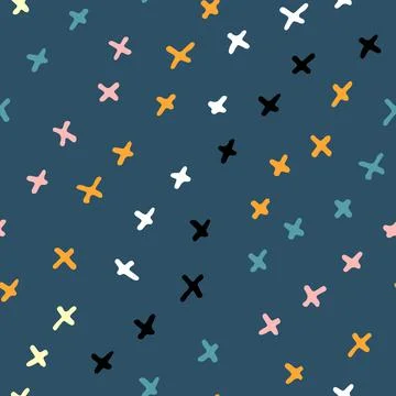 Seamless Scandinavian pattern Stock Illustration
