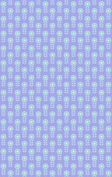 Seamless scandinavian pattern of multicolored spikelet flower Stock Illustration