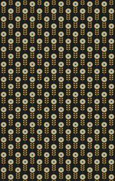 Seamless scandinavian pattern of multicolored spikelet flower Stock Illustration