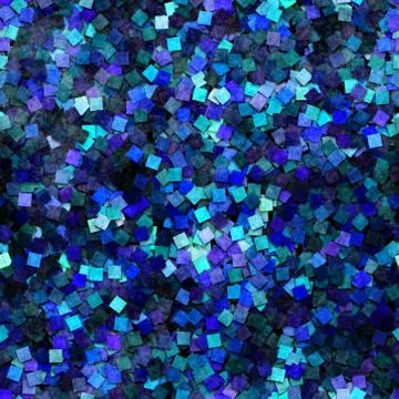 Seamless scattered mosaic pattern Stock Illustration