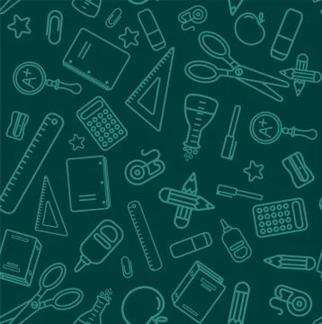 Seamless school  background Stock Illustration