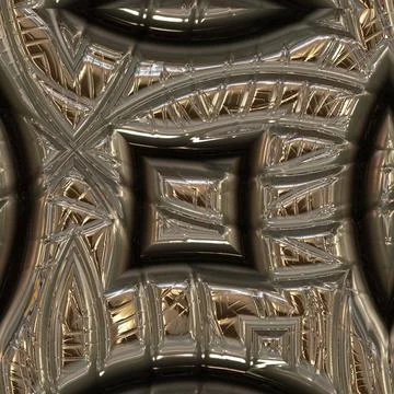 Seamless Sci-Fi background Sci-fi seamless wall background, It can also be... Stock Photos