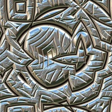 Seamless Sci-Fi background Sci-fi seamless wall background, It can also be... Stock Photos