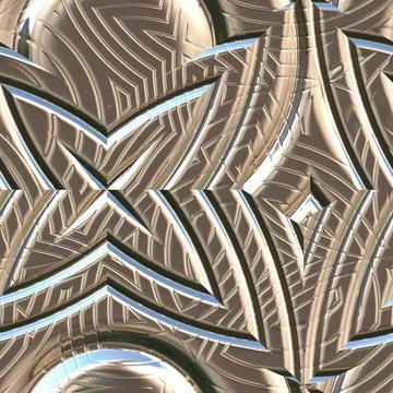 Seamless Sci-Fi background Sci-fi seamless wall background, It can also be... Stock Photos