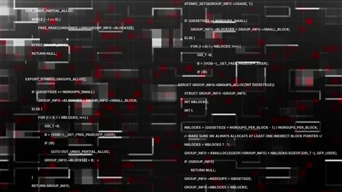 Seamless Sci-Fi Code and Cube Animation Vídeos de archivo 310552259
