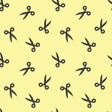 Seamless Scissors Pattern Stock Illustration