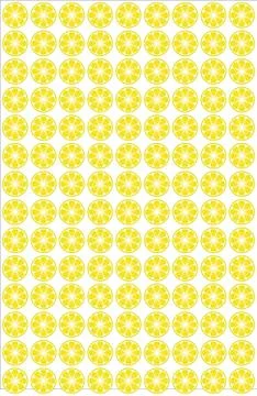 Seamless Scrapbook paper pattern with lemon yeallow background Stock Illustration