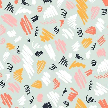 Seamless scratch vector pattern hand drawn イラスト素材