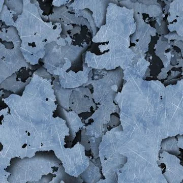 Seamless scratched ice surface background. Frozen water skating line marks on Stock Illustration
