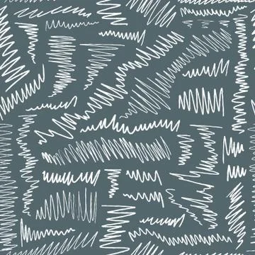 Seamless scribble background - hand drawn doodle vector. Stock Illustration